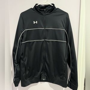 Unisex Black Under Armor Zip Up